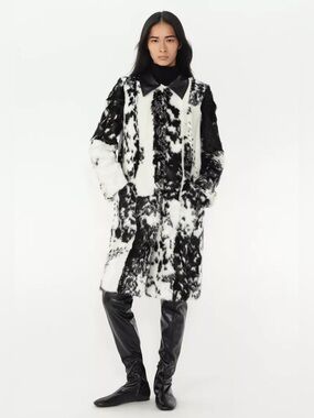 NWT Zara Woman Bloggers Fav ANIMAL PRINT COAT - THE ITEM Jacket Size S Small